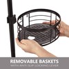 Utopia Alley Rust-Resistant Tension Pole Shower Caddy, 3 Shelves (Oil