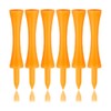 Zivisk Orange Golf Tees Plastic 70MM 100 Count Long Castle