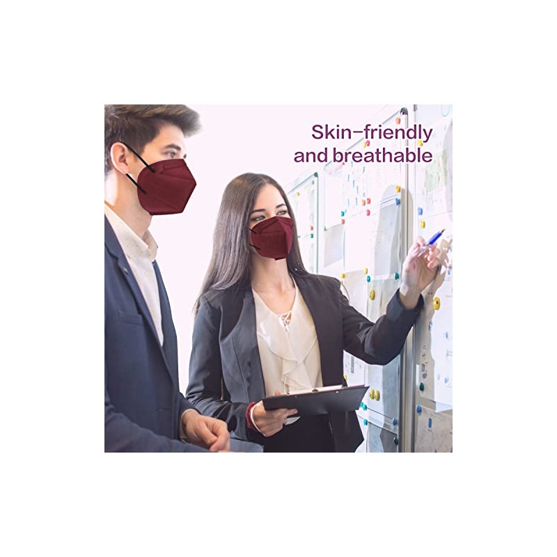 KN95 Face Mask, 5-Layer Design Cup Dust Safety KN95 Masks