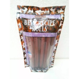 Natural Gourmet Trader Joe's Natural Gourmet Beef Recipe Rolls Dog Treat, Made in USA, 10 oz Bag
