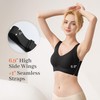 Fittingirls Womens Seamless Wireless Supportive Bra Push up Comfort Soft