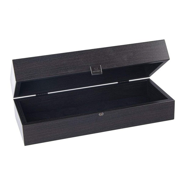 Wooden Black Wine Box - Luxury Wine Carrying Or Gift