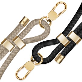 ROCONTRIP 2 Pack Phone Lanyard,Premium Crossbody Phone Strap with 2 X TPU Phone Patch Upgraded Metal Buckle Cell Phone Charms Compatible with Most Smartphone