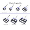 Baikeen Tri glide Slider 25mm Strong Plastic Tri Glide Slides