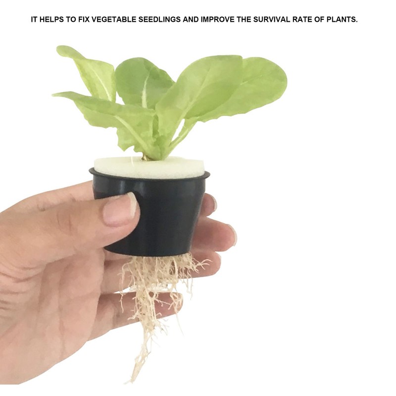 50PCS Soilless Hydroponic Root Fixer Planting Baskets Plant Grow Hydroponic