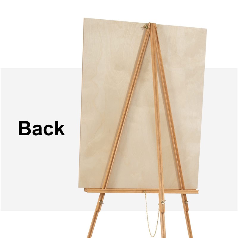 Falling in Art 65" A-Frame Tripod Easel Stand, Wooden Display