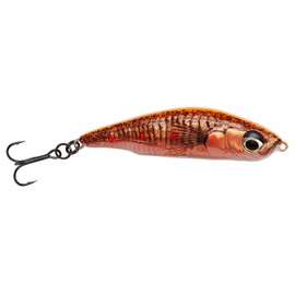Savage Gear Wobbler for Spin Fishing Sticklebait Pencil Slow Sinking 7.5 cm 13 g, Colour: Fluo Orange Copper