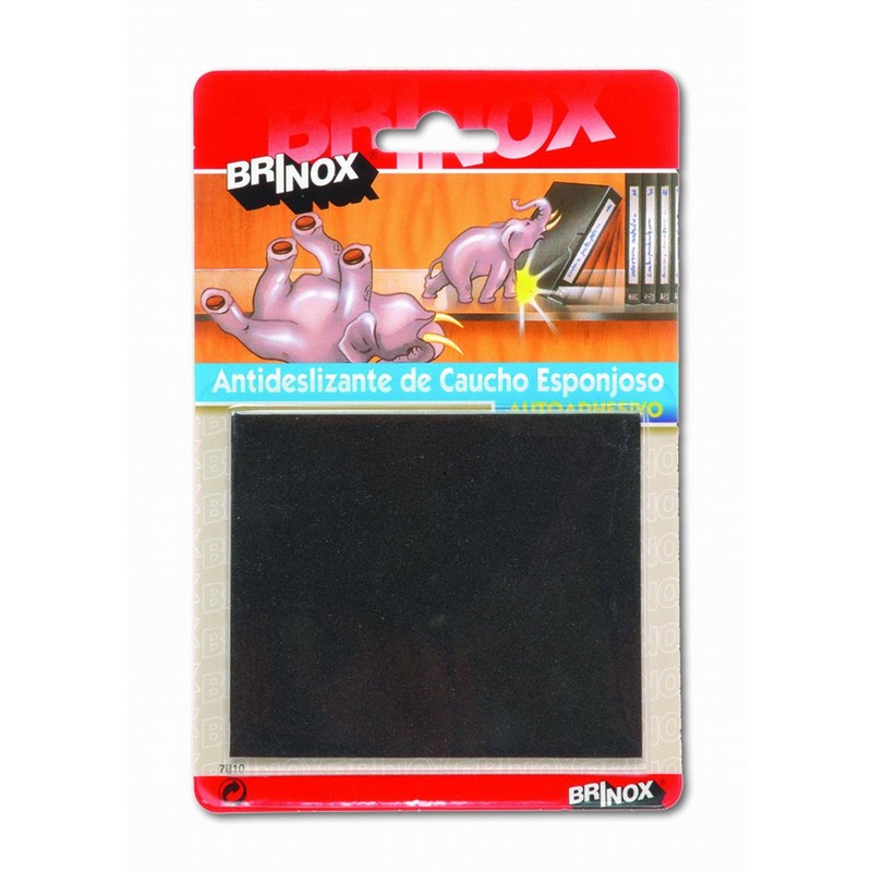 Brinox B78100N Non-Slip Rubber, Black/White, 100 x 85 mm