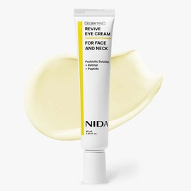 NIDA Revive Eye Cream For Face And Neck (40mL) / Probiotic Solution, Retinal, Peptide / Wrinkles, Fine Lines, Aging Skin:_1-Pack