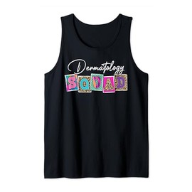 Dermatology Squad Dermatologist Dermatology Nurse Leopard Tank Top