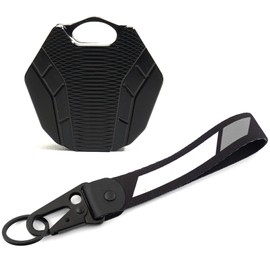 ZYAKOMO CNC Fit For SUZUKI HAYABUSA GSX1300R GSX 1300R 1999-2020 2021 2022 2023 2024 Motorcycle Key Cover Case Key Shell KeyChain (Black)