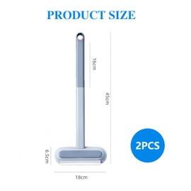 2 Pcs 3 In 1 Pet Hair Remover,Multifunctional Removal Brush,Washable, Reusable Pet Hair Remover For Couch Carpet And Car