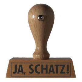 Department Store 2010 Stamp with German Text "Yes," Schatz!