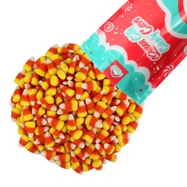 Classic Candy Corn - Bulk Harvest Season Thanksgiving Fall Corn Candy Mix - Made with Real Honey - by Queen City Candy Cave (8 Ounce)