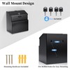 Suggestion Box with Slot and Lock Metal Wall Mounted Ballot