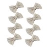 8pcs Bow Shoe Clips Detachable Bowknot Shoe Buckle Decorative Removable