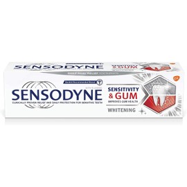 3 X Sensodyne Sensitive Toothpaste Sensitivity & Gum Whitening 75 Ml