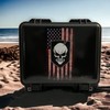 Gurkha Travel Humidor for Cigars Guns Skull American Flag Waterproof
