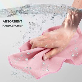 HOULIFE Sweat Absorbing Handkerchiefs Quick-Dry Microfiber Sweat Rags Towels Hankies for Men Women Gym Sport Hands Face Body