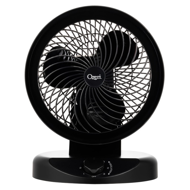 Ozeri Brezza 360 10" Oscillating Table Fan, with Orbital Motion