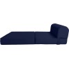 Danfuton Navy Sleeper Chair Folding Foam Beds, Portable Sleepover Sofa