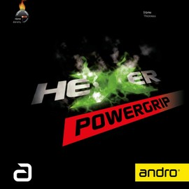 ANDRO Hexer Powergrip Rubber Black 2.1 mm
