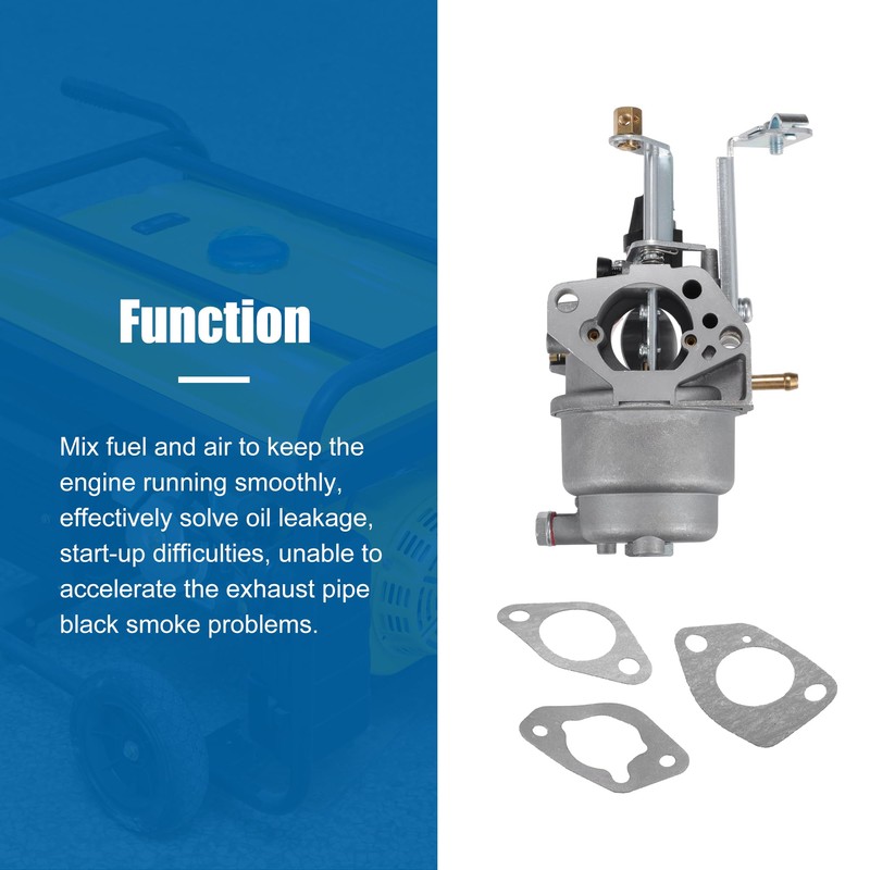 uxcell Carburetor with gasket for CAT RP6500, RP7500E, RP8000E Gas
