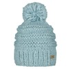 Barts Knitted Winter Bobble Hat Jasmine, Ice