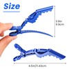 60 Pcs Alligator Sectioning Hair Clips Bulk, Plastic Salon Hairclip