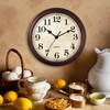 HYLANDA Wall Clock, 9 Inch Silent Non Ticking Classic Battery