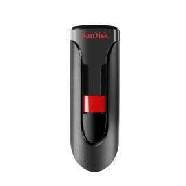 SanDisk 128GB Black USB Flash Drive Secure Storage for Photos Videos Music