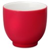 FORLIFE Q Tea Cup (Set of 4), 7 oz., Red