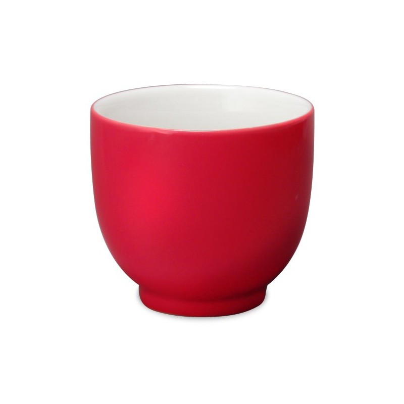 FORLIFE Q Tea Cup (Set of 4), 7 oz., Red