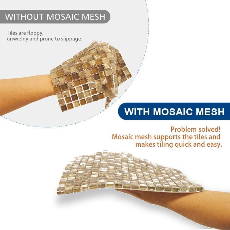 Uni-Green Mosaic Mesh Back with Strong Adhesive for Mosaic Tile