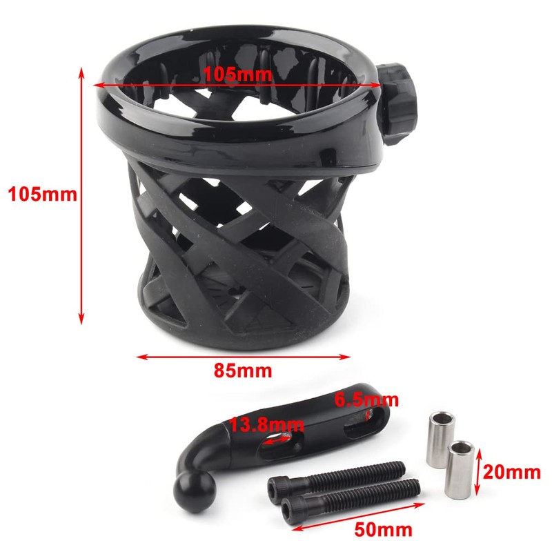 Motorcycle Handlebar Mounted Drink Holder for Honda Goldwing GL1800 F6B