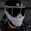 HK Army HSTL Skull Paintball Goggle/Airsoft Mask (Grey, Smoke)