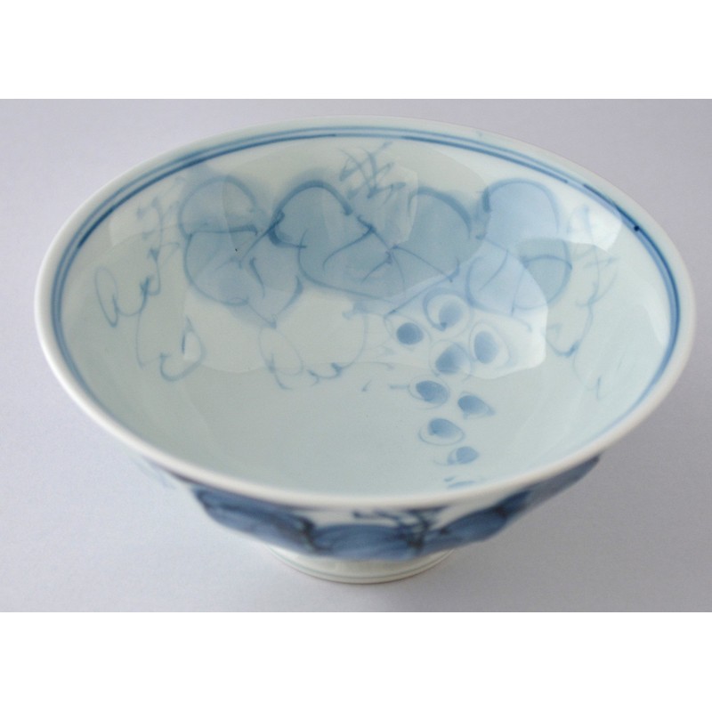 Hasami ware one saitō Kilns, Lightweight Rice Bowl (Large) Inside
