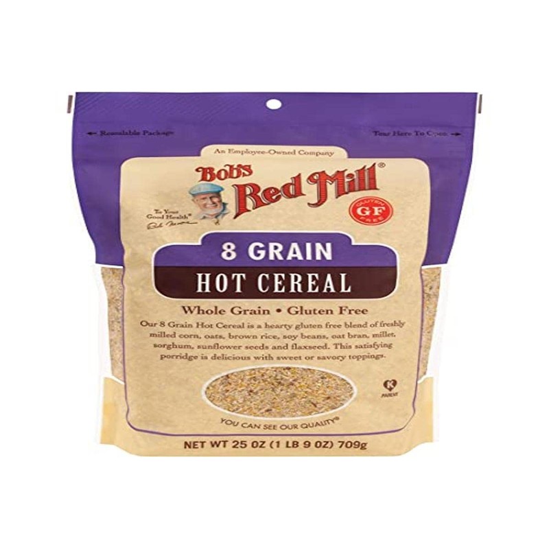 Bobs Red Mill Cereal 8 Grain Gluten Free, 25 oz,