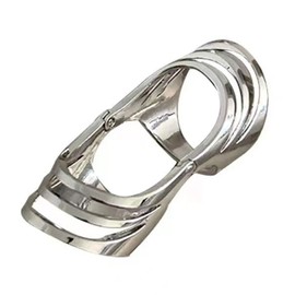 LUOFENG Finger,Retro Hollow Knuckle Rings Fashion Punk Joint Finger Statement Jewelry Wide Wrap Gift for Men Women