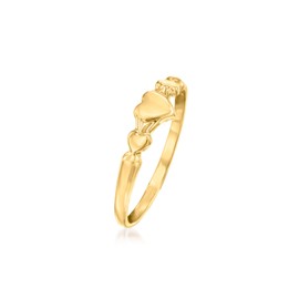 Ross-Simons Baby's 14kt Yellow Gold Heart Ring. Size 1
