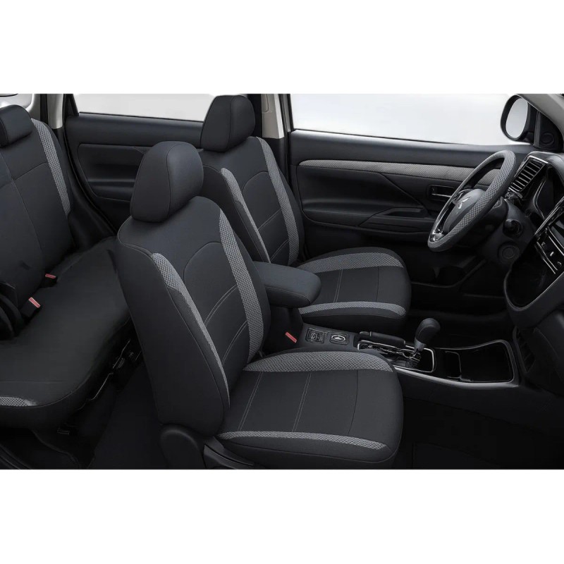Cubreasientos Tela Negro Grey Mesh 13pzs Rivian R1t
