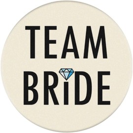 58mm 'Team bride' Medium Button Pin Badge (BB00120764)