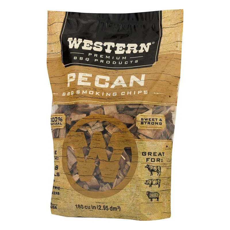 180 cu in. Premium Pecan BBQ Smoking Chips 78076