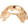 Bard's Gold-Toned Egg Stand/Holder, Butterflies, 0.875" Diameter (Fits Hen Sized