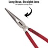 Teng MB4618 200mm 8-inch Megabite Long Nose Pliers, Chrome,steel