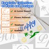 Fitulimo 45 Pieces 175 Designs Letter Stencils for Painting on