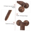 TOVINANNA Facial Roller Massager Tool with Wooden Balls for Relaxation