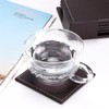 Techson 6PCS Leather Coasters, PU Non-Slip Drinks Wine Tea Coffee