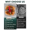 Manual Food Processor Vegetable Cutter, Geedel Pull Chopper with String,