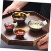 MAGICLULU 2pcs Salad Dressing Container Small Sauce Tray Bear Shape